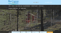 Desktop Screenshot of bluecanyonrealty.com